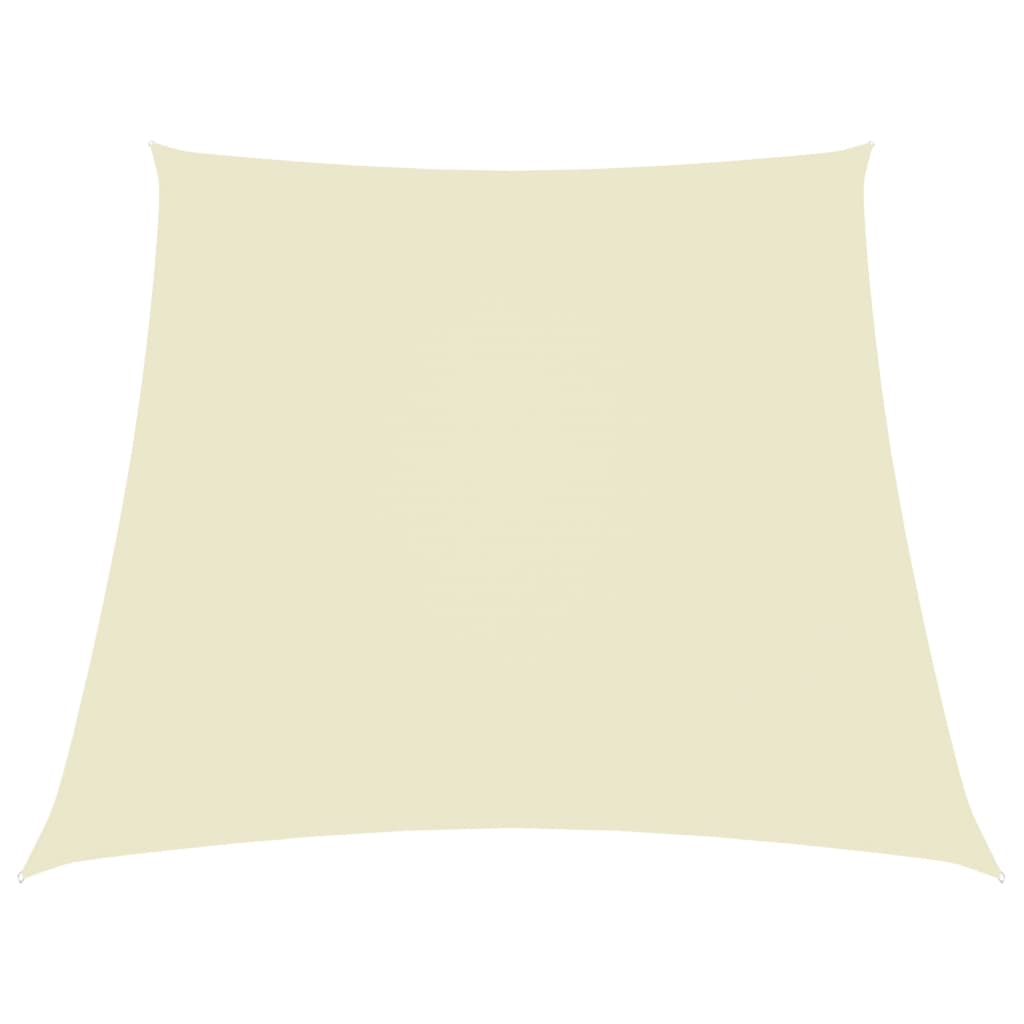 Sunshade Sail Oxford Fabric Trapezium 2/4x3 m Cream