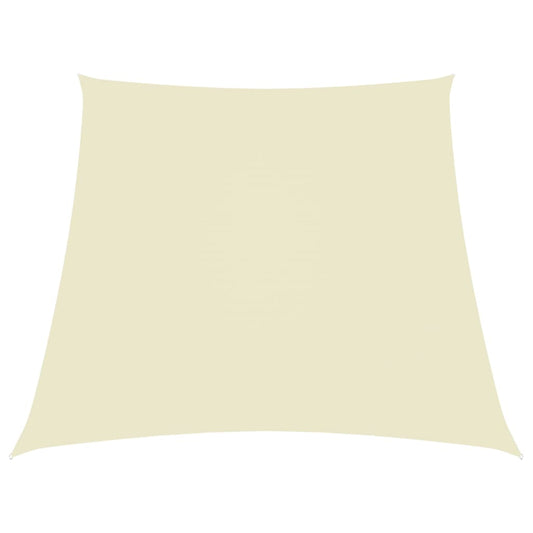 Sunshade Sail Oxford Fabric Trapezium 2/4x3 m Cream