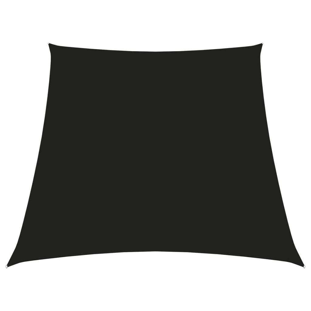 Sunshade Sail Oxford Fabric Trapezium 2/4x3 m Black