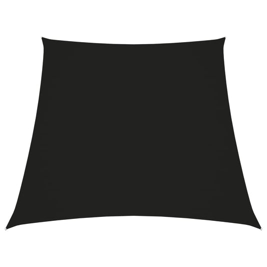 Sunshade Sail Oxford Fabric Trapezium 2/4x3 m Black