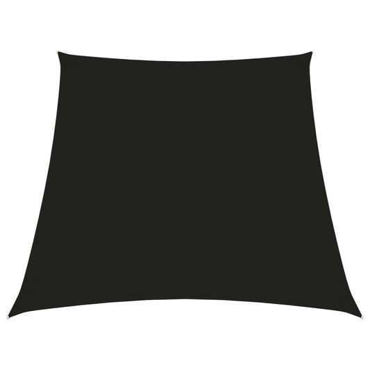 Sunshade Sail Oxford Fabric Trapezium 3/5x4 m Black