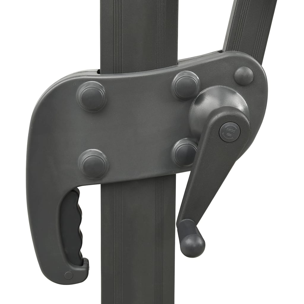 Cantilever Garden Parasol with Double Top 300x300 cm Azure Blue