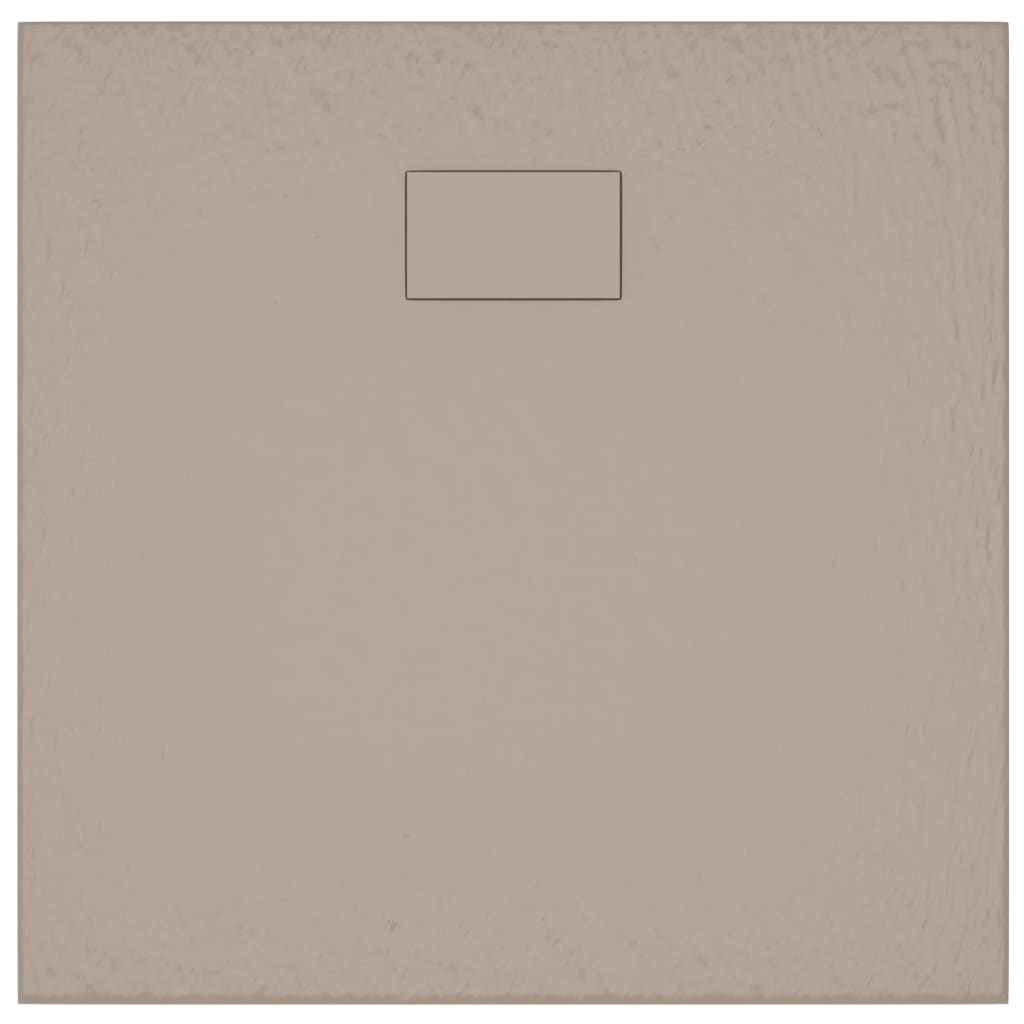 Shower Base Tray SMC Brown 90x80 cm