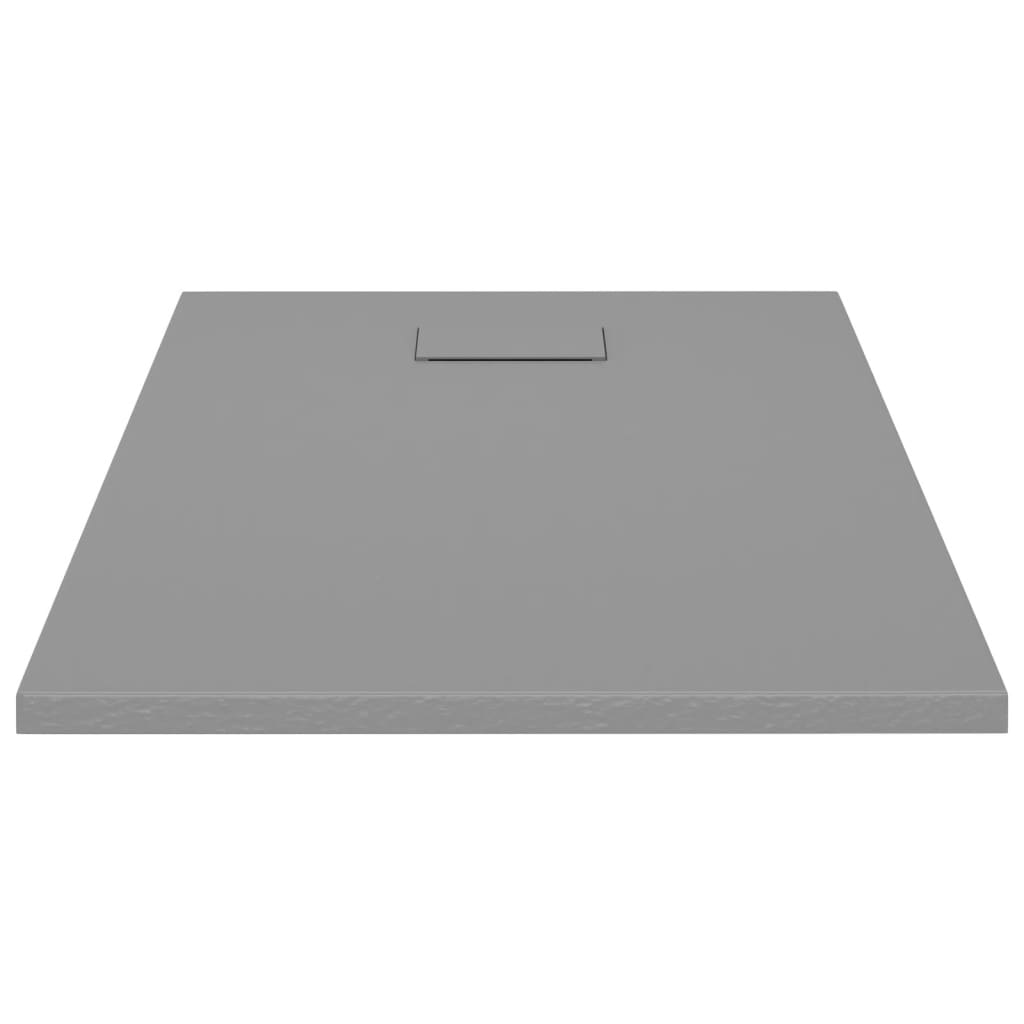 Shower Base Tray SMC Grey 100x70 cm