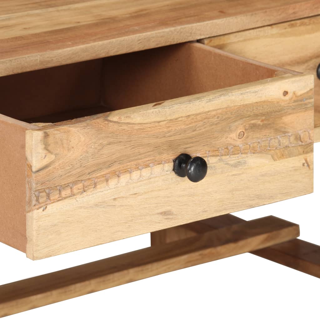 Coffee Table 100x50x40 cm Solid Acacia Wood