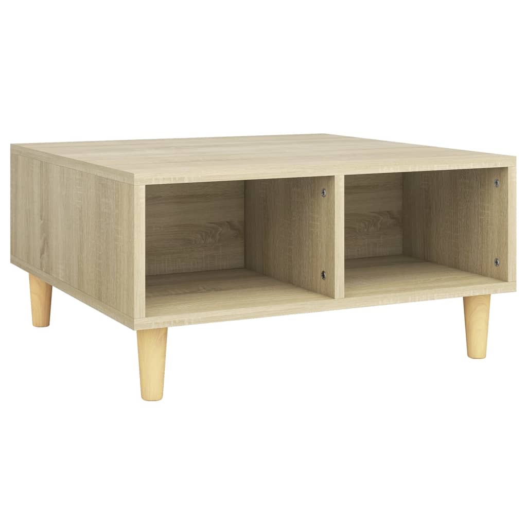 Coffee Table Sonoma Oak 60x60x30 cm Chipboard