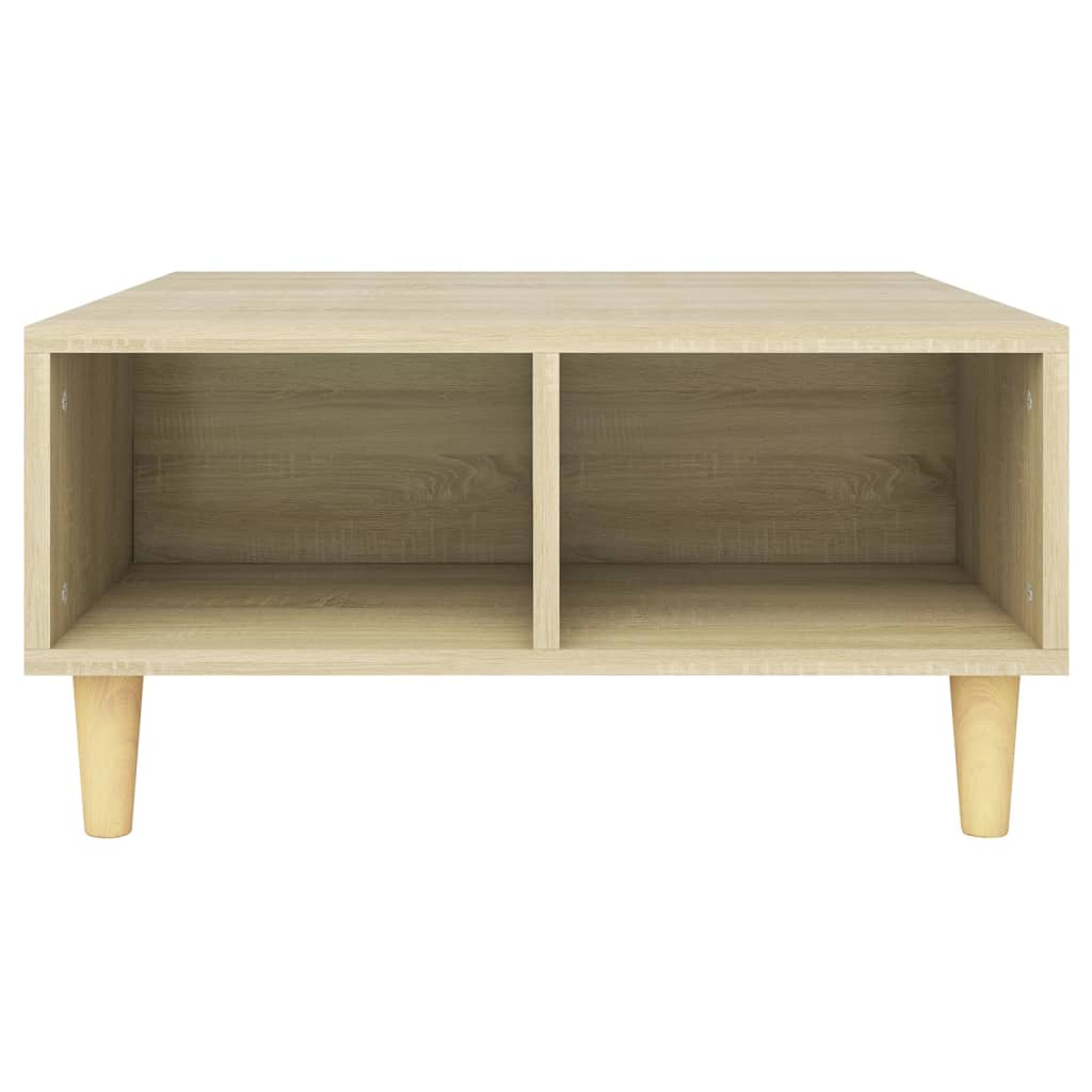 Coffee Table Sonoma Oak 60x60x30 cm Chipboard