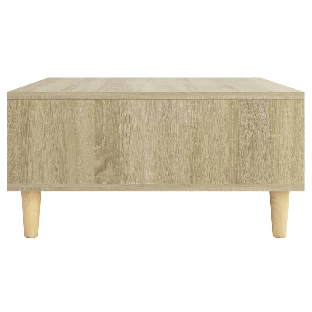 Coffee Table Sonoma Oak 60x60x30 cm Chipboard