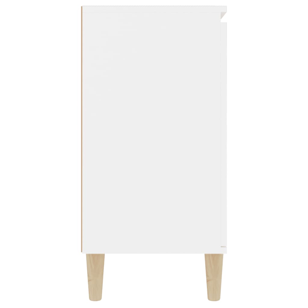 Sideboard White 101x35x70 cm Engineered Wood