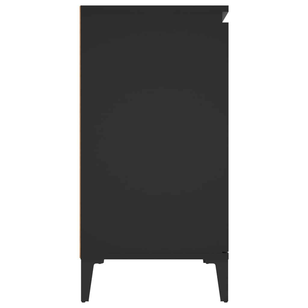 Sideboard Black 102x35x70 cm Engineered Wood