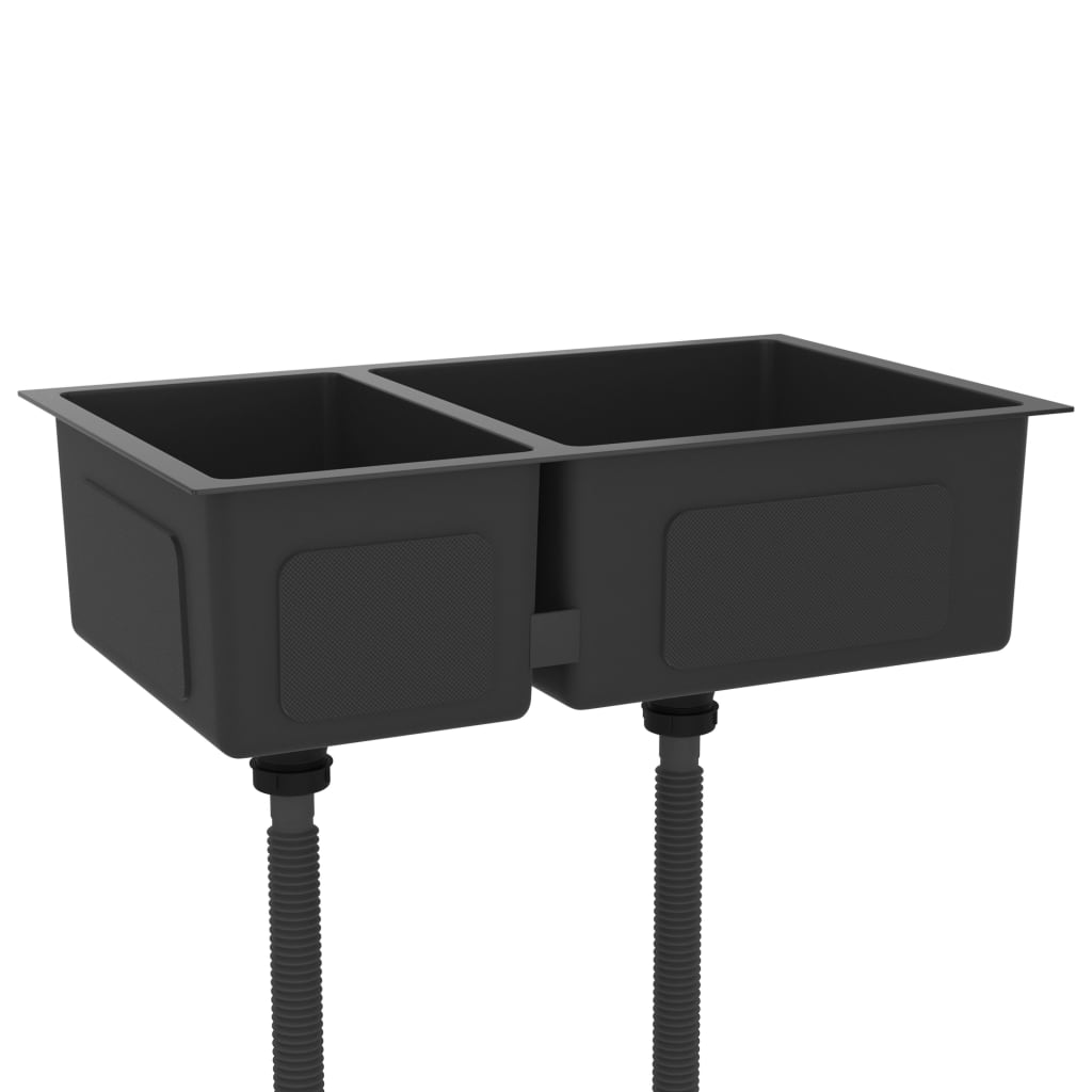Kitchen Sink Black Stainless Steel