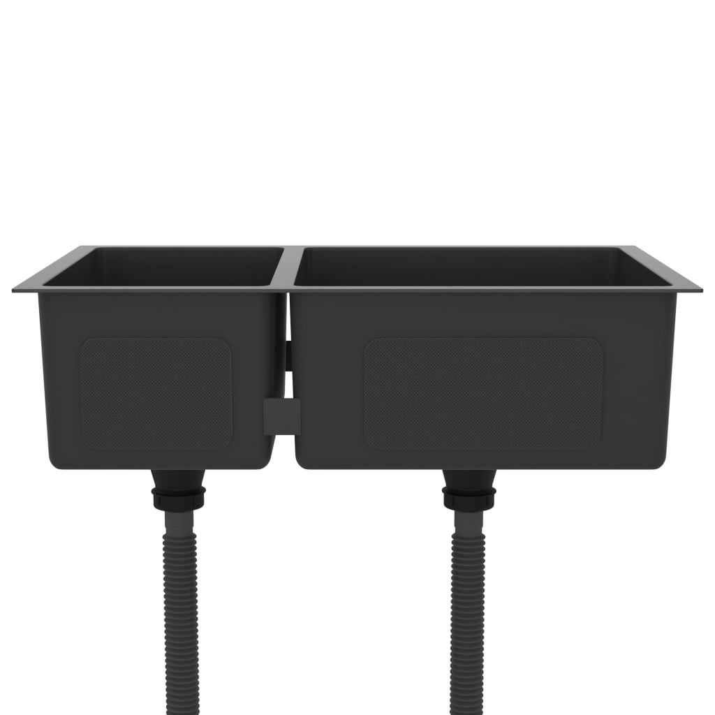 Kitchen Sink Black Stainless Steel