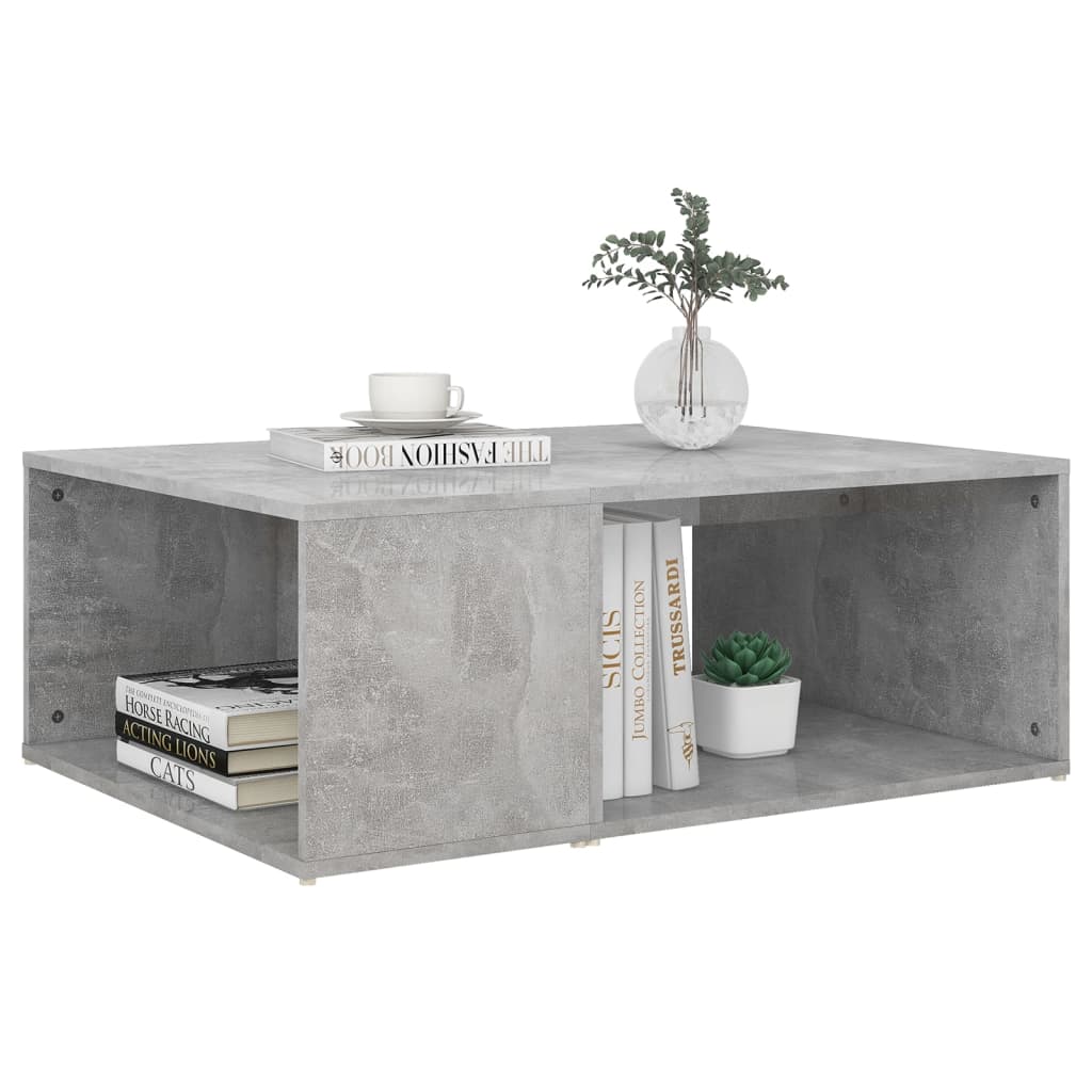 Coffee Table Concrete Grey 90x67x33 cm Engineered Wood