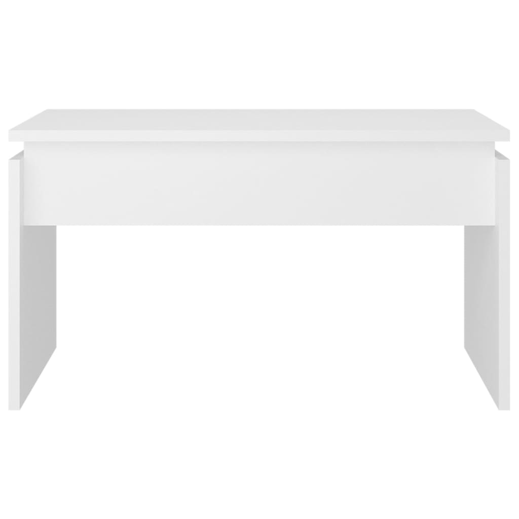 Coffee Table White 68x50x38 cm Engineered Wood