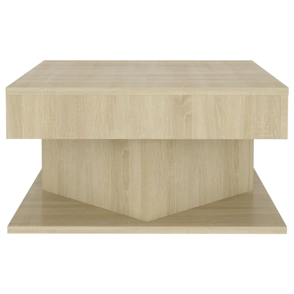 Coffee Table Sonoma Oak 57x57x30 cm Engineered Wood