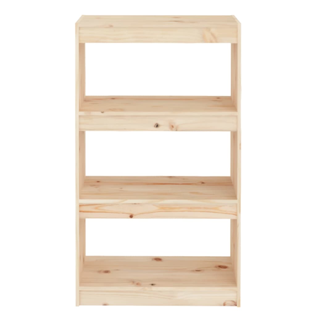 Book Cabinet/Room Divider 60x30x103.5 cm Solid Wood Pine