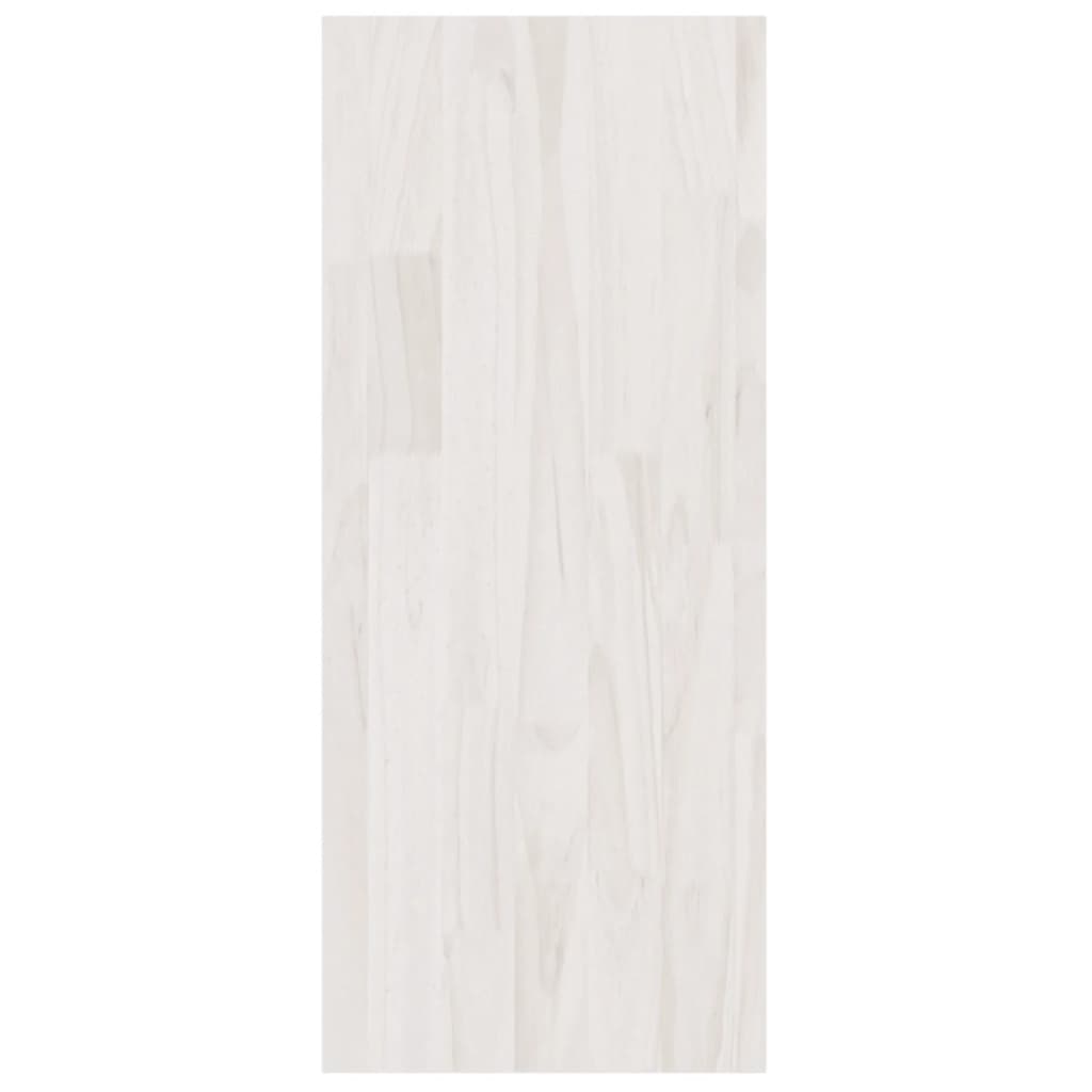 Book Cabinet Room Divider White 100x30x71.5 cm Pinewood