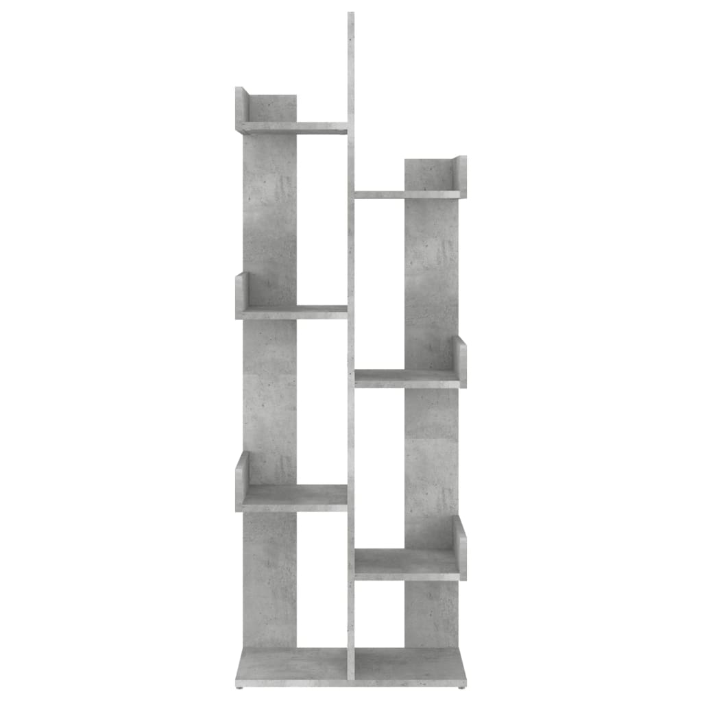 Book Cabinet Concrete Grey 48x25.5x140 cm Engineered Wood