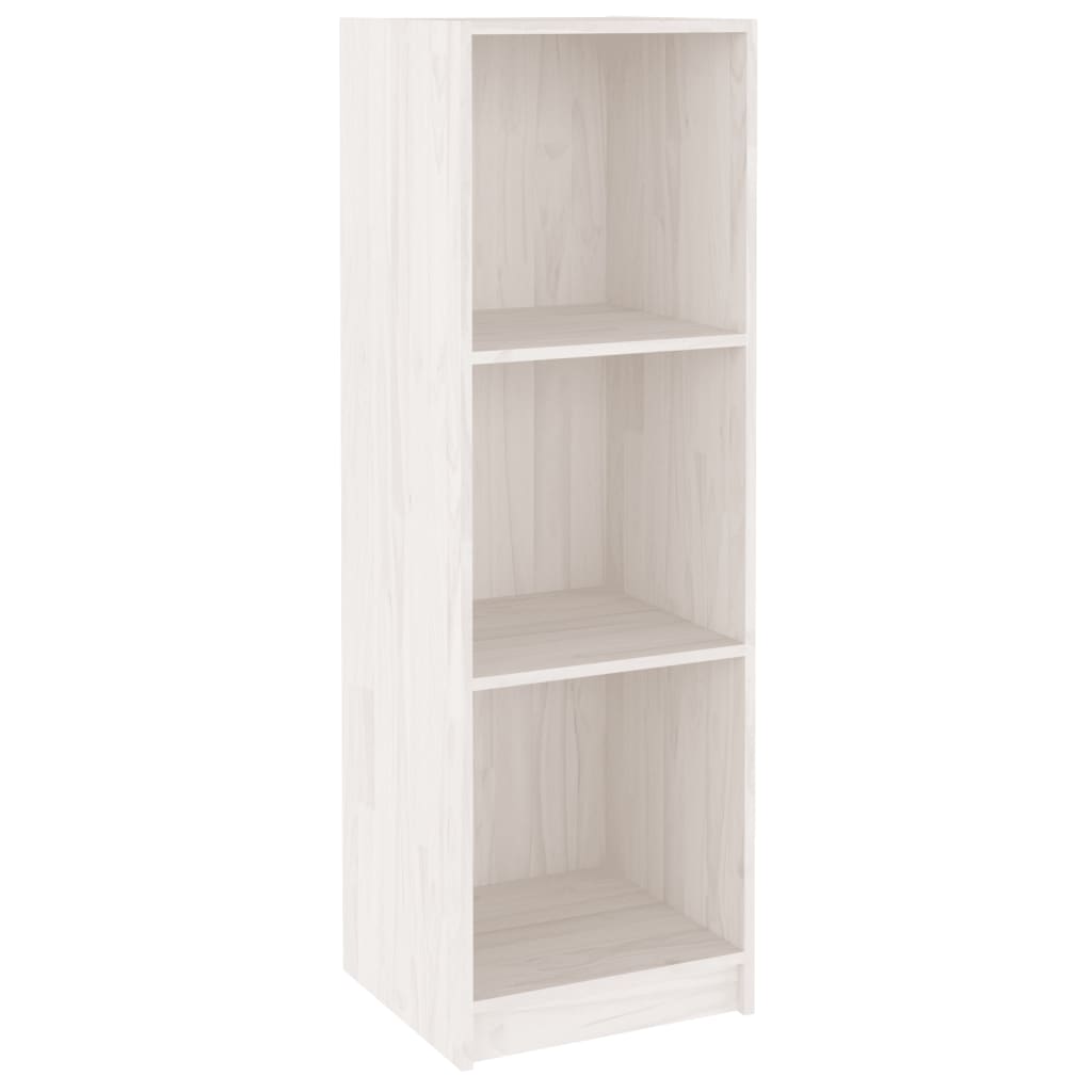 Book Cabinet/Room Divider White 36x33x110 cm Solid Pinewood