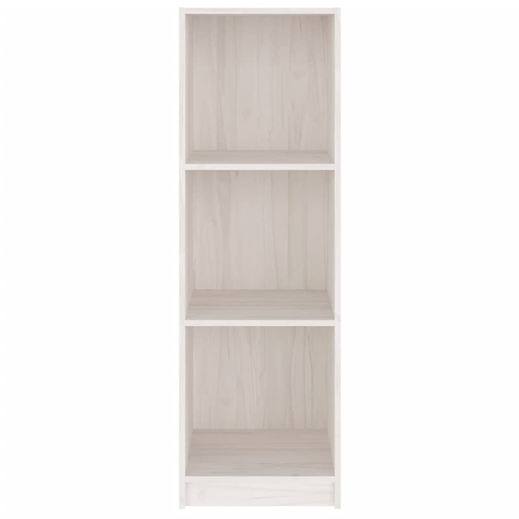 Book Cabinet/Room Divider White 36x33x110 cm Solid Pinewood