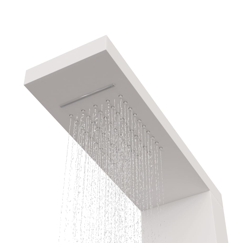 Shower Panel System Aluminium White