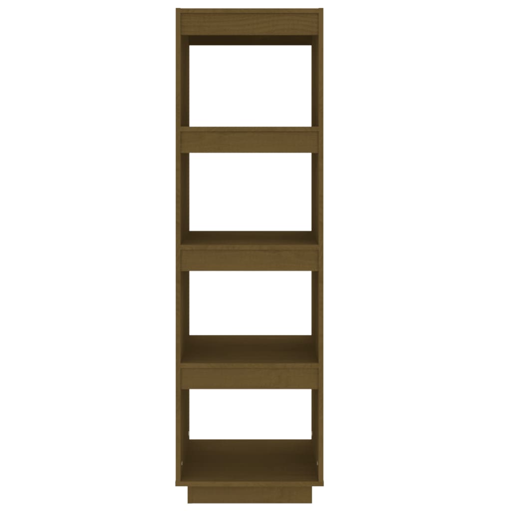 Book Cabinet/Room Divider Honey Brown 40x35x135 cm Solid Pinewood