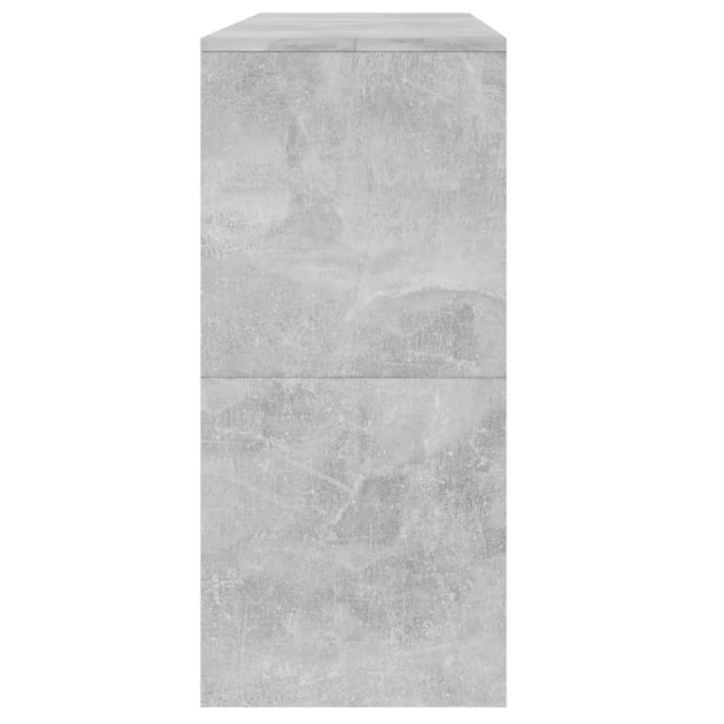 Console Table Concrete Grey 100x35x76.5 cm Engineered Wood