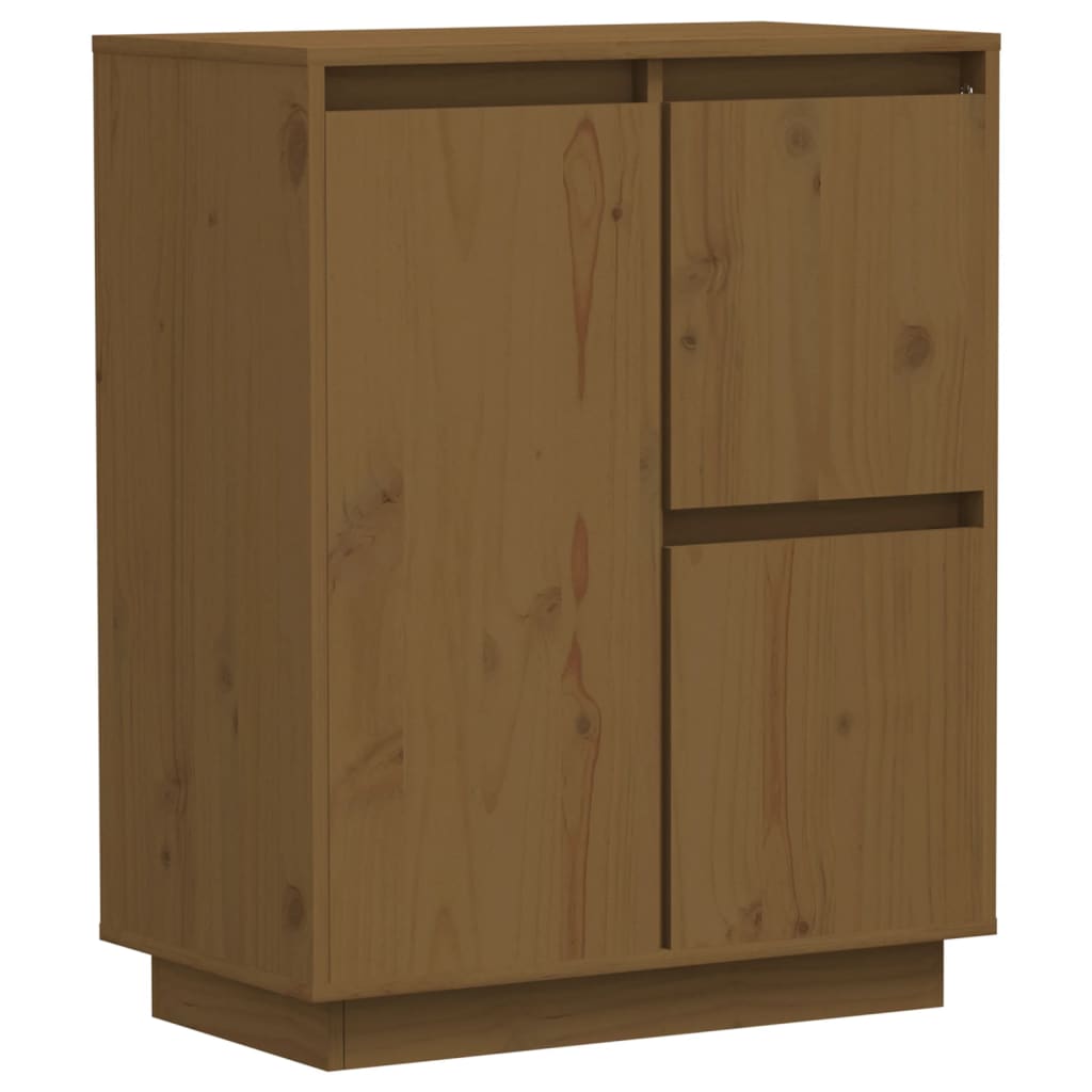 Sideboard Honey Brown 60x34x75 cm Solid Wood Pine