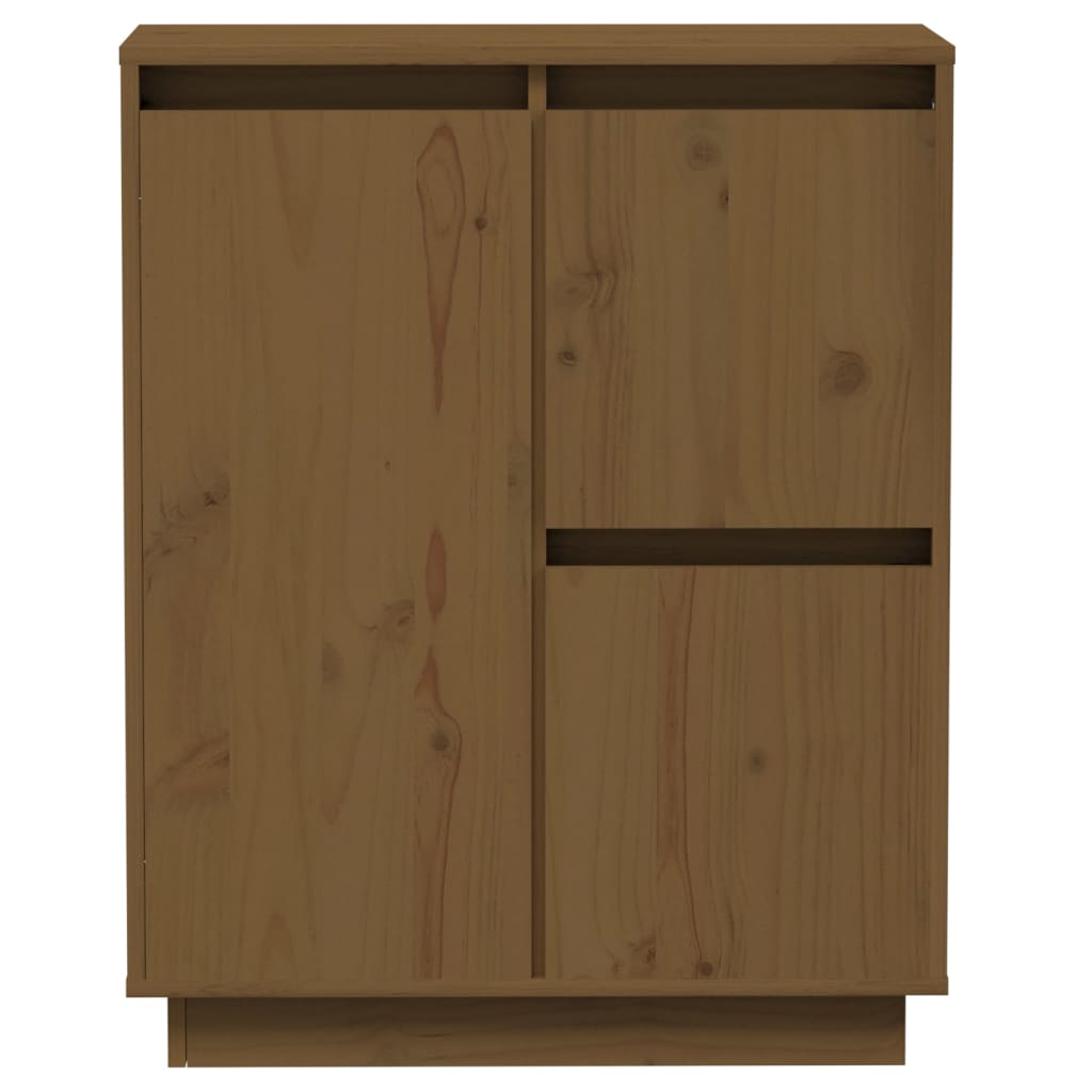 Sideboard Honey Brown 60x34x75 cm Solid Wood Pine