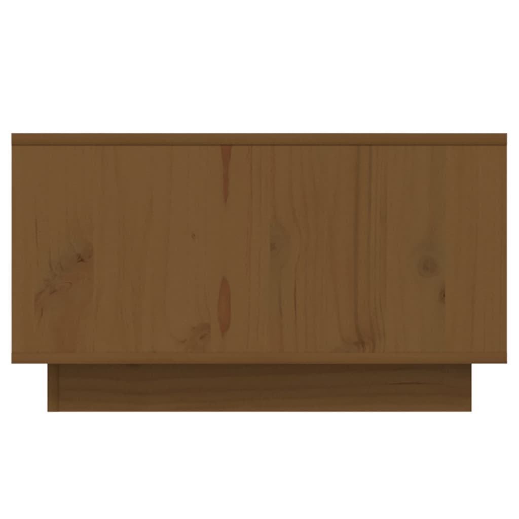 Coffee Table Honey Brown 55x56x32 cm Solid Wood Pine