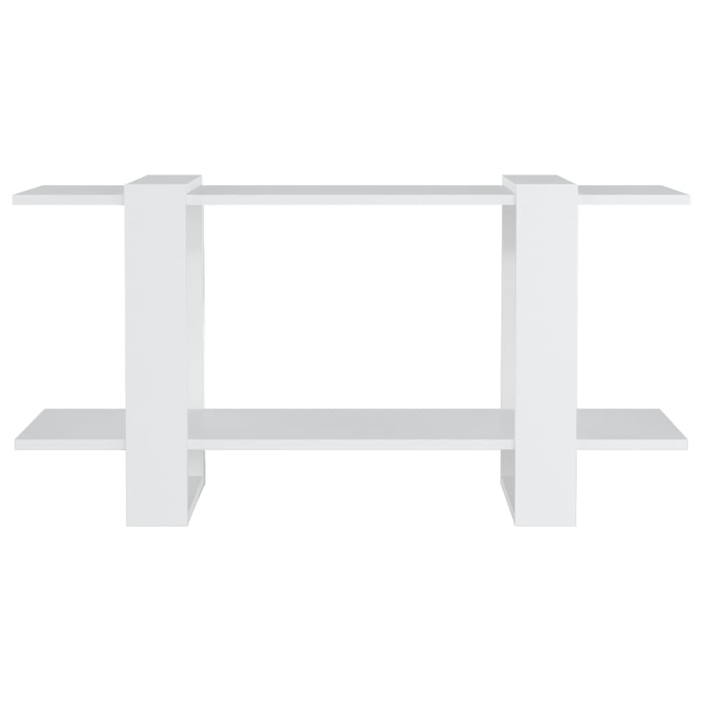 Book Cabinet White 100x30x51 cm Engineered Wood
