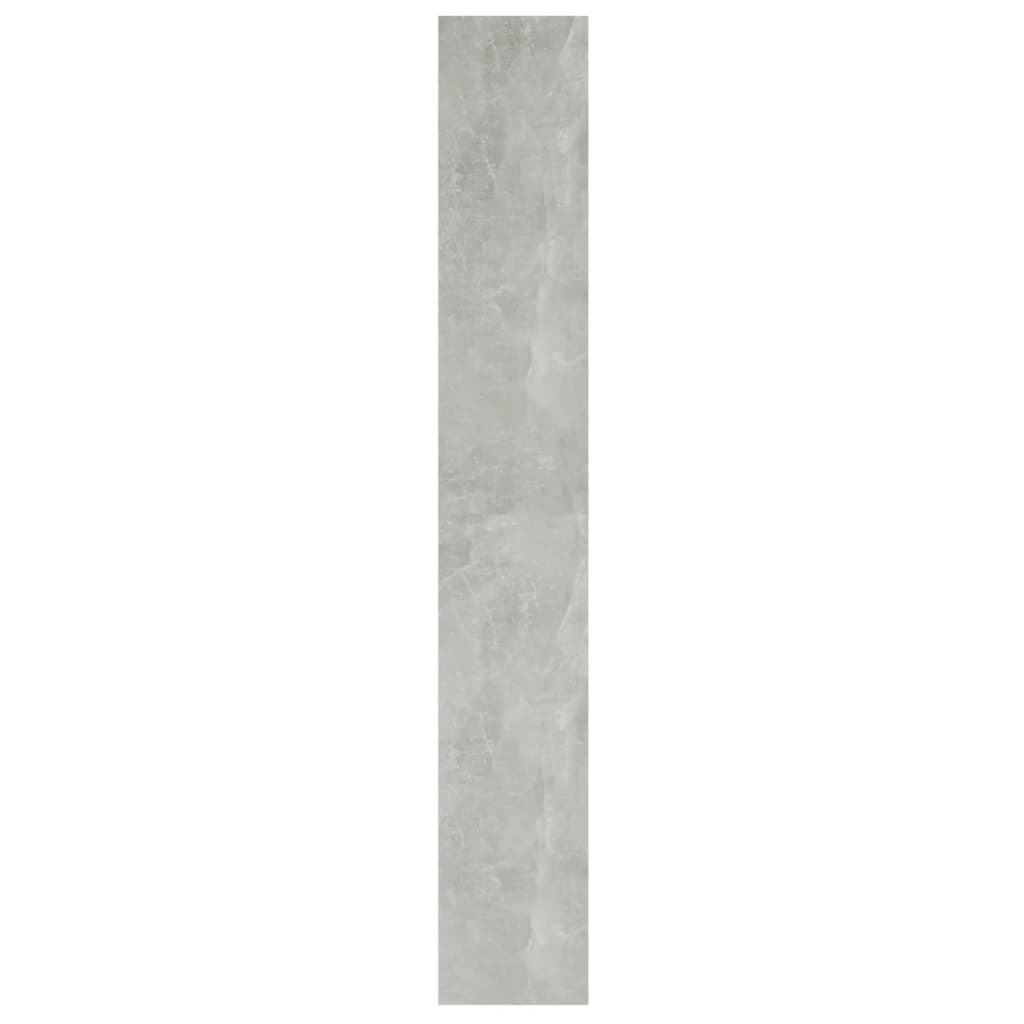Book Cabinet/Room Divider Concrete Grey 40x30x198 cm