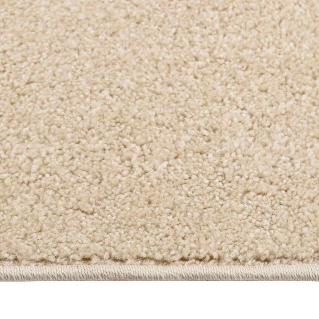 Rug Short Pile 160x230 cm Beige