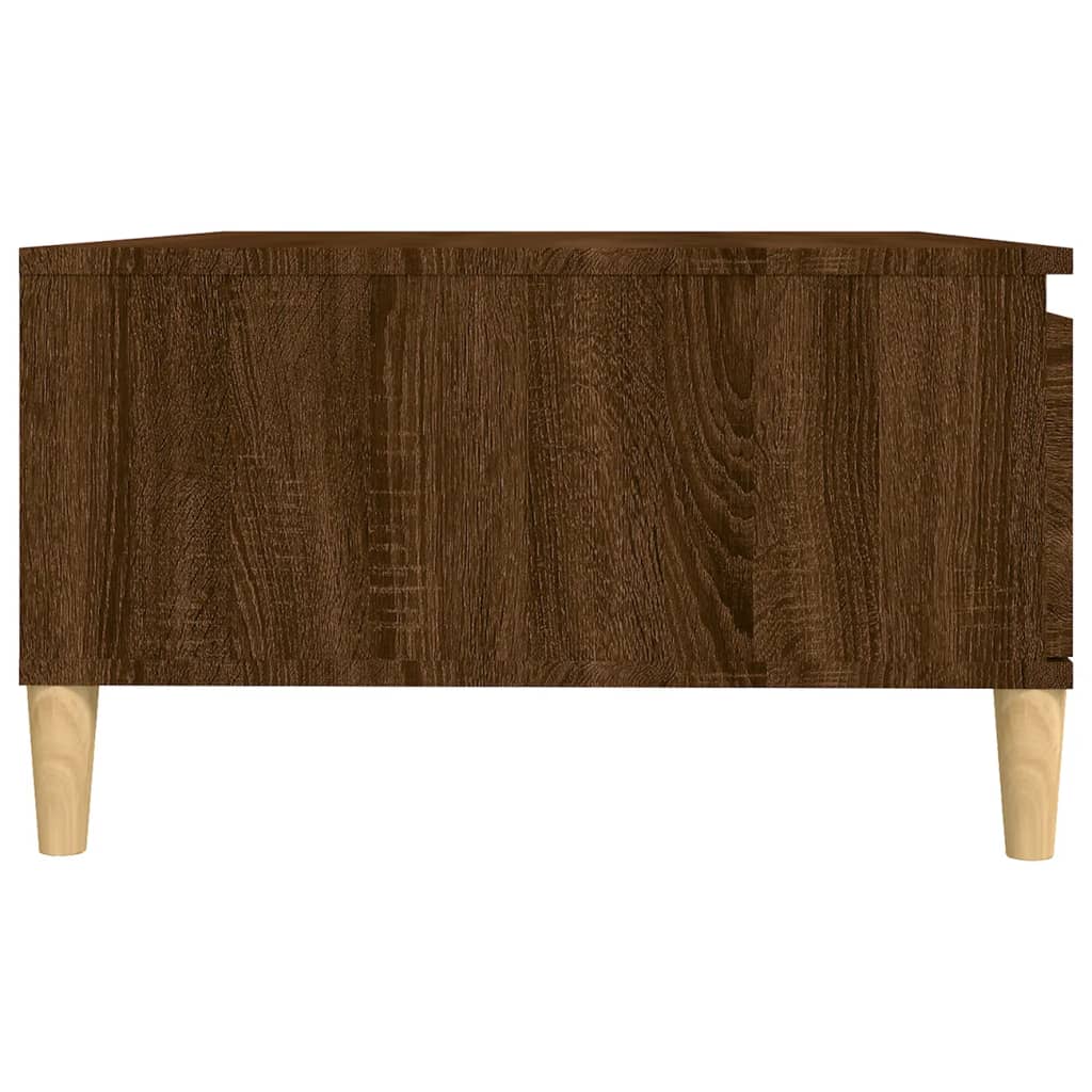 Coffee Table Brown Oak 90x60x35 cm Engineered Wood
