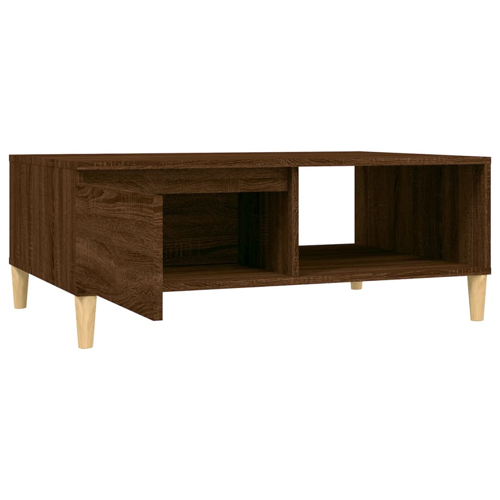 Coffee Table Brown Oak 90x60x35 cm Engineered Wood