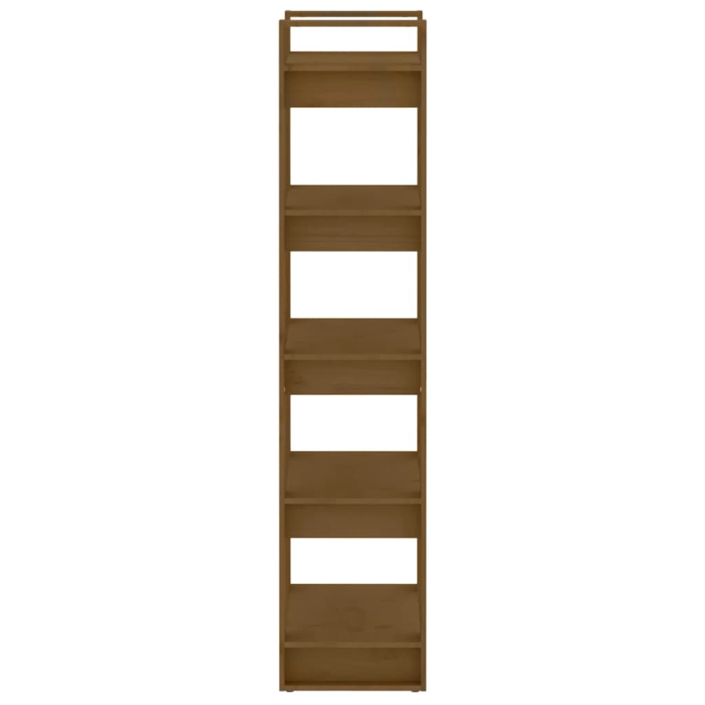 Book Cabinet/Room Divider Honey Brown 60x35x160 cm Solid Wood