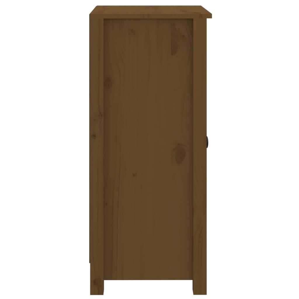 Sideboards 2 pcs Honey Brown 39x35x80 cm Solid Wood Pine