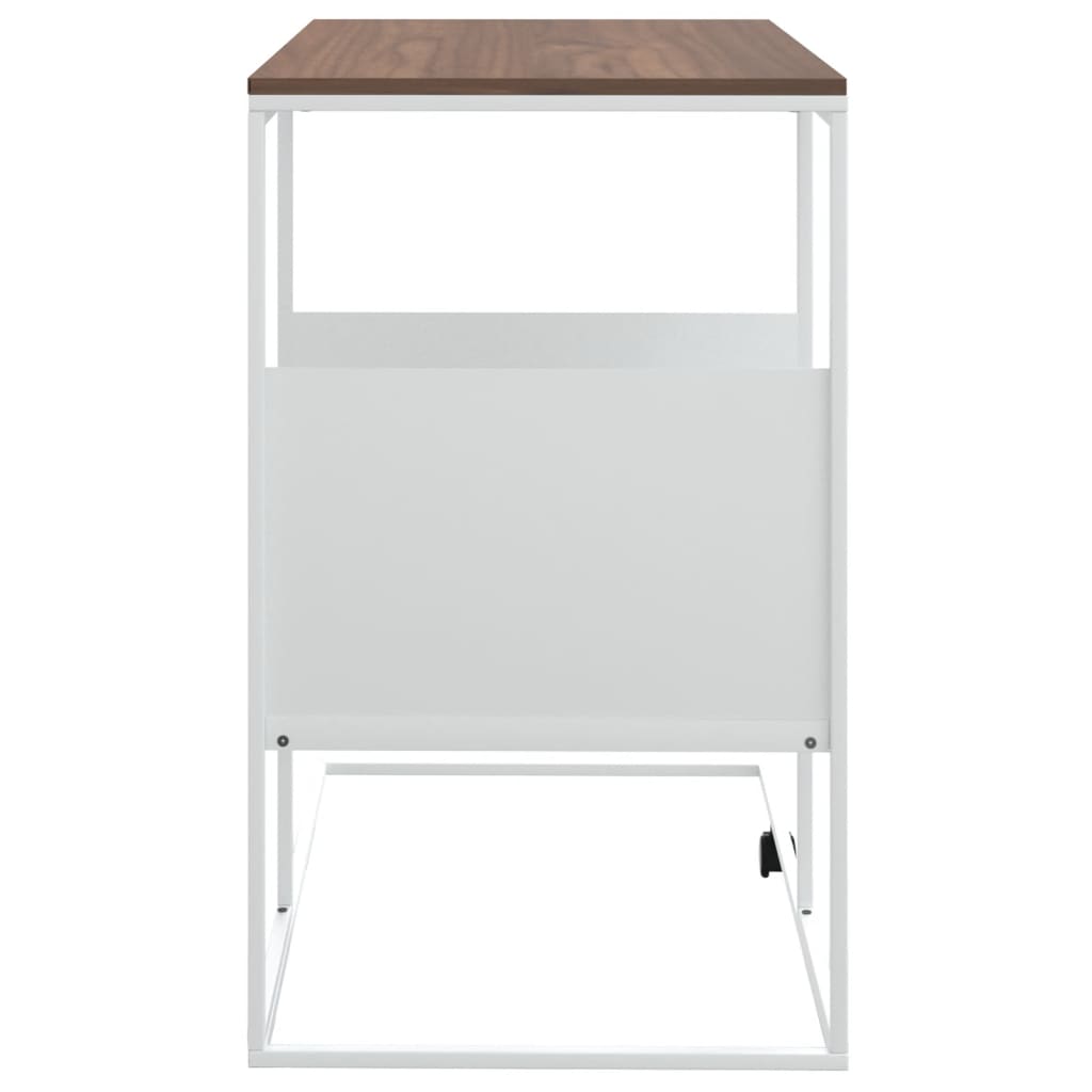 Side Table white 55x36x59.5 cm Engineered Wood