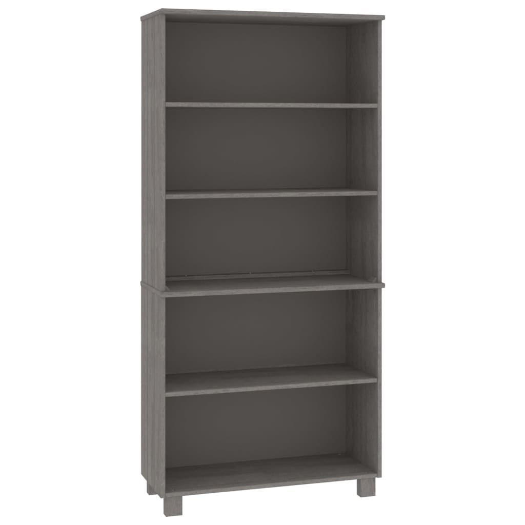 Highboard HAMAR Solid Wood Pine Light Grey