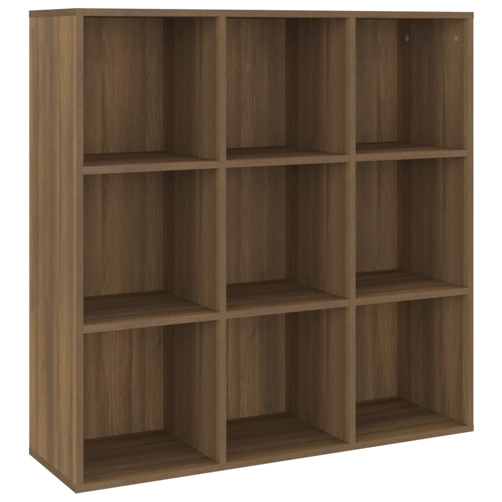 Book Cabinet Brown Oak 98x29x97.5 cm