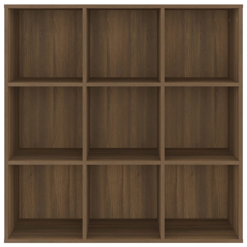 Book Cabinet Brown Oak 98x29x97.5 cm