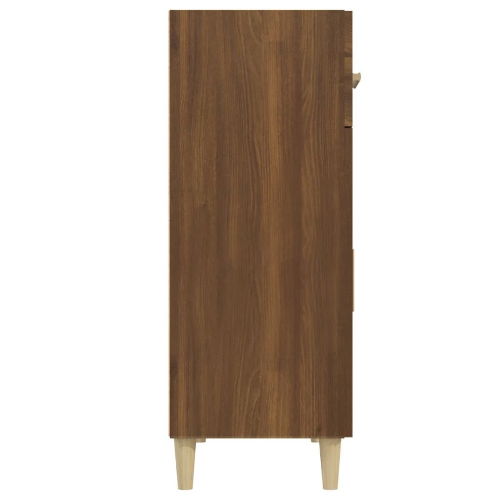 Sideboard Brown Oak 69.5x34x90 cm Engineered Wood