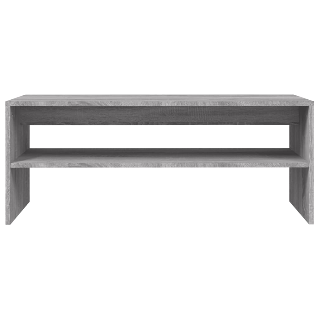 Coffee Table Grey Sonoma 100x40x40 cm Engineered Wood