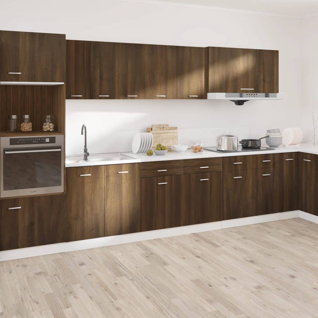 Drawer Bottom Cabinet Lyon Brown Oak 50x46x81.5 cm Engineered Wood