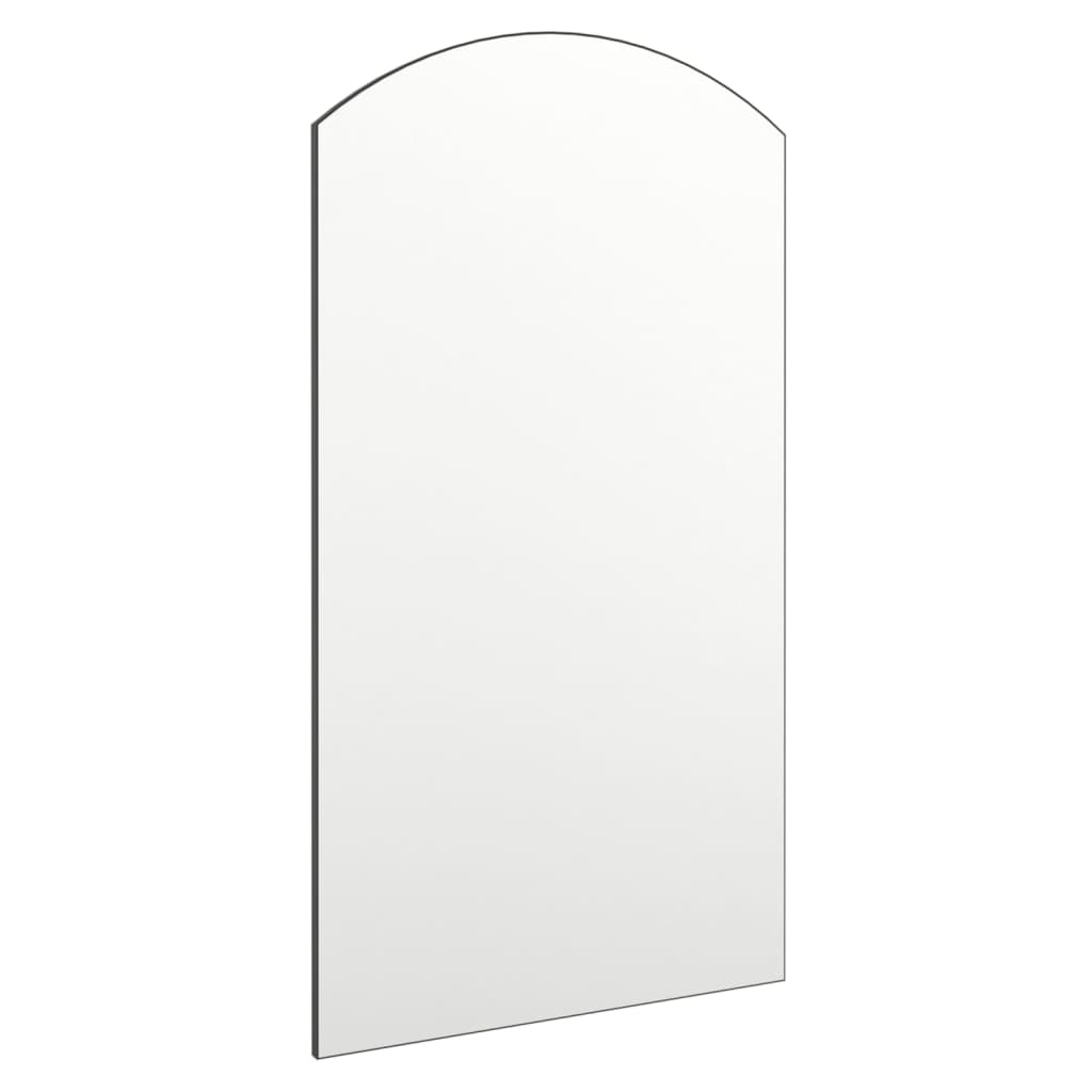 Mirror with LED Lights 90x45 cm Glass Arch