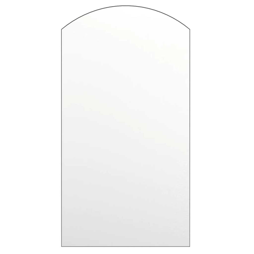 Mirror with LED Lights 90x45 cm Glass Arch
