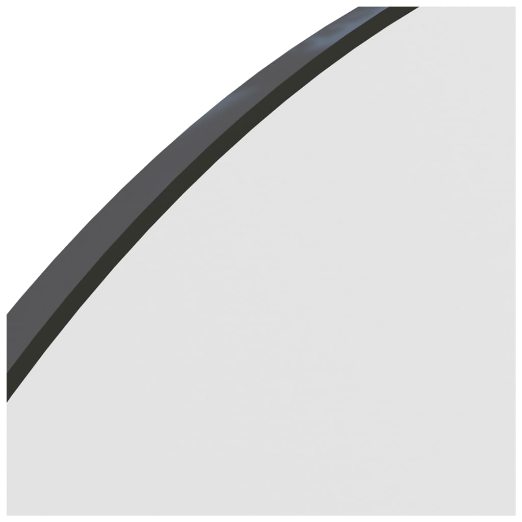 Mirror with LED Lights 90x45 cm Glass Arch