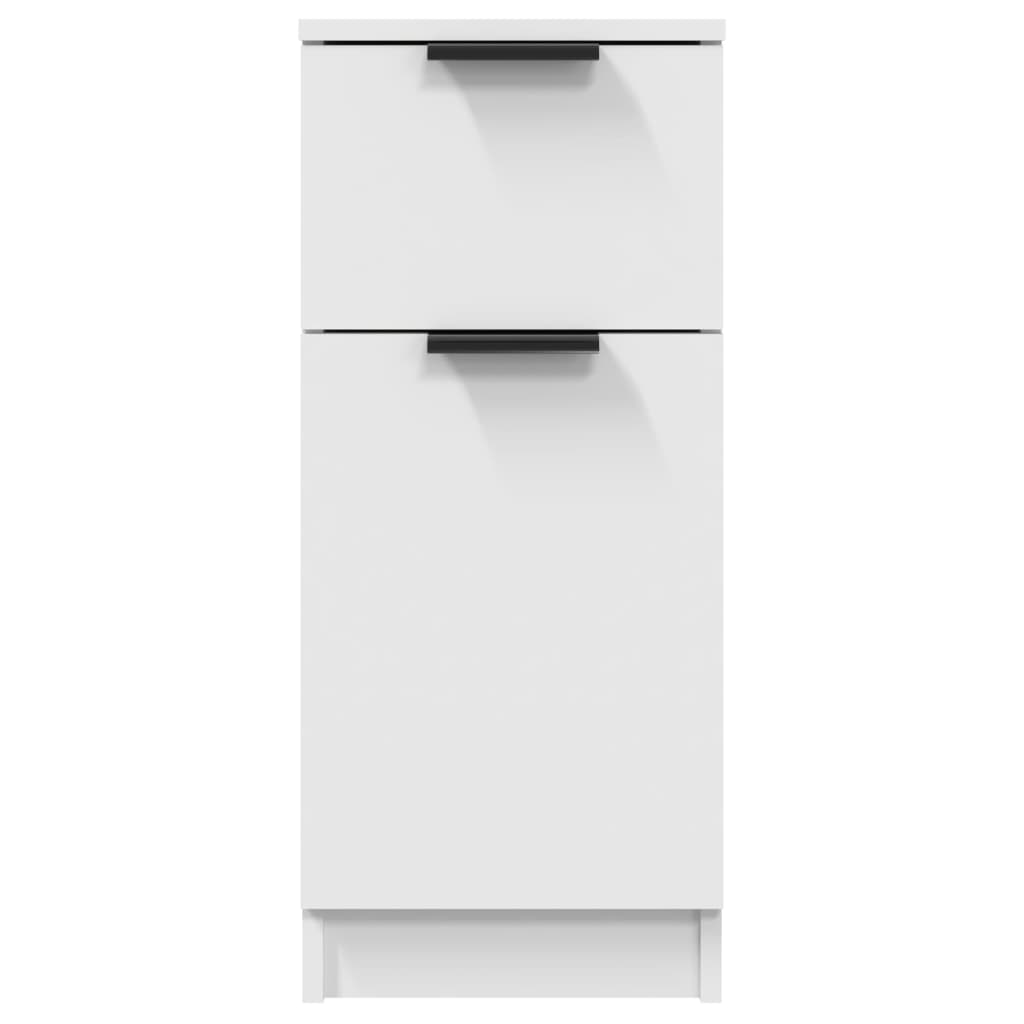 Sideboard White 30x30x70 cm Engineered Wood