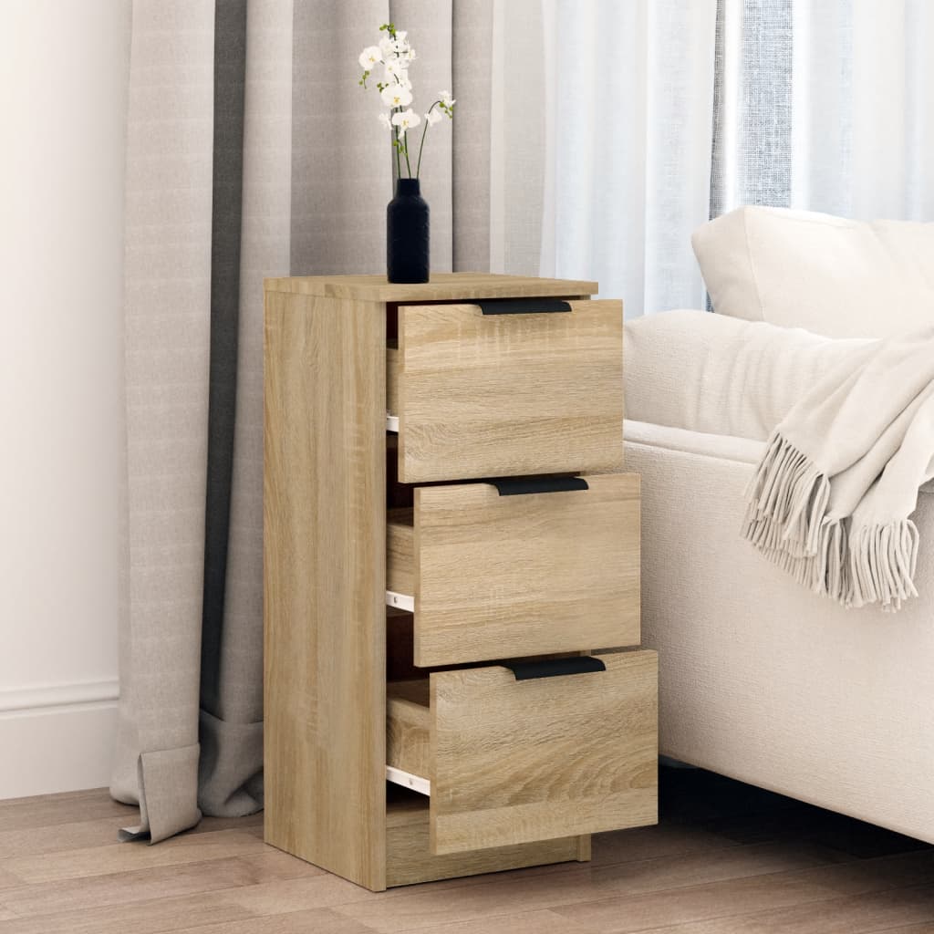Sideboard Sonoma Oak 30x30x70 cm Engineered Wood