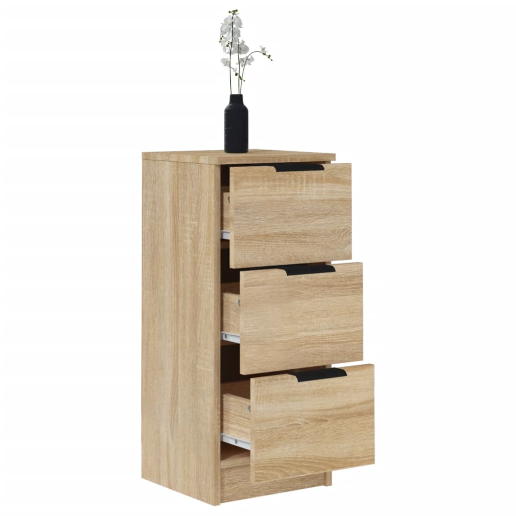 Sideboard Sonoma Oak 30x30x70 cm Engineered Wood